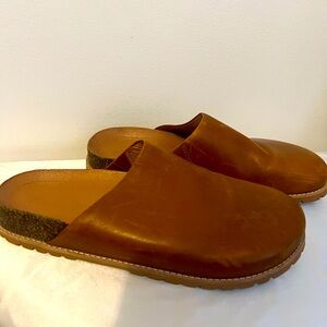 Madewell The Layne Clog Mule in Leather like new $45 size 10